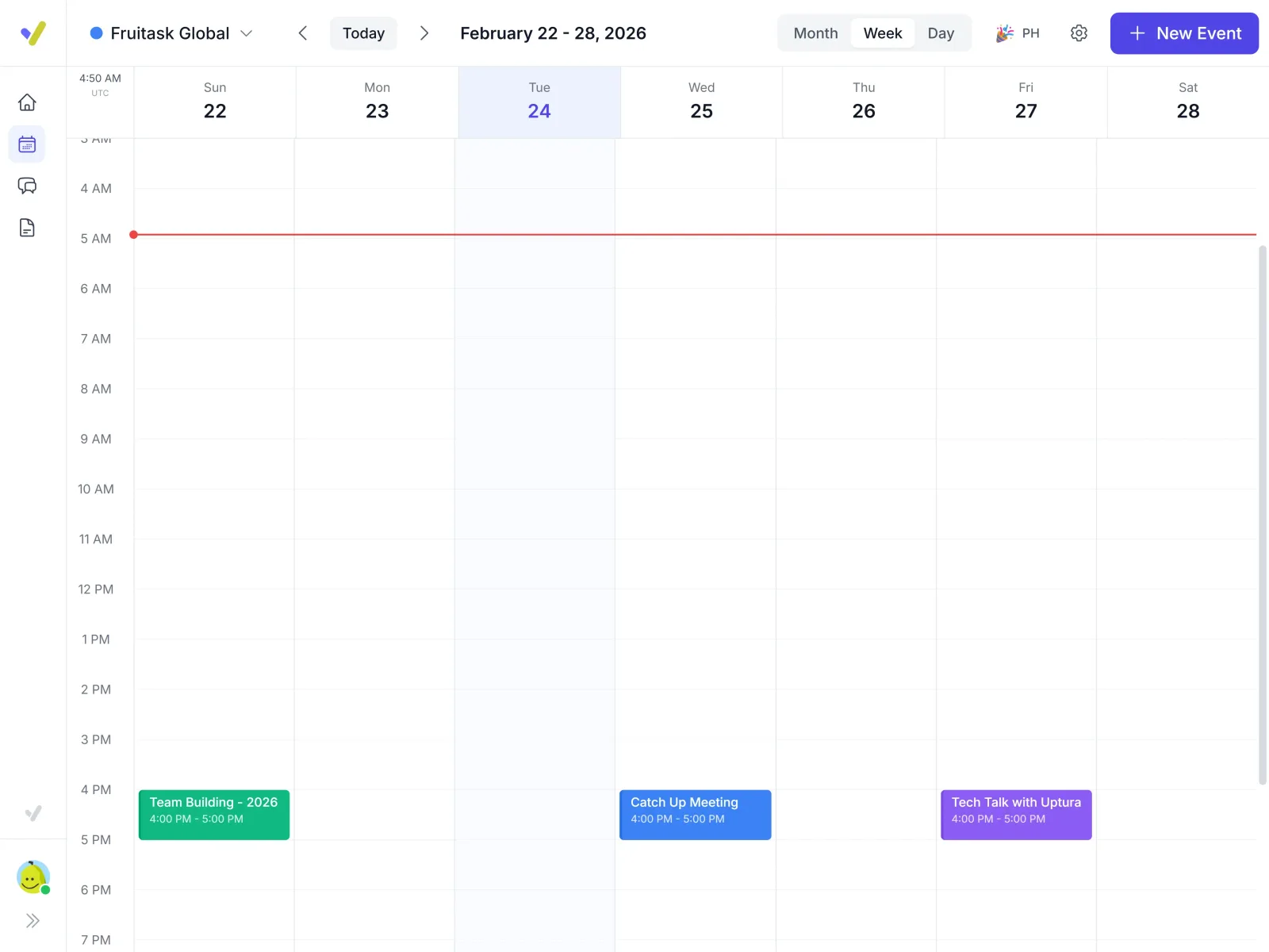 Calendar planning