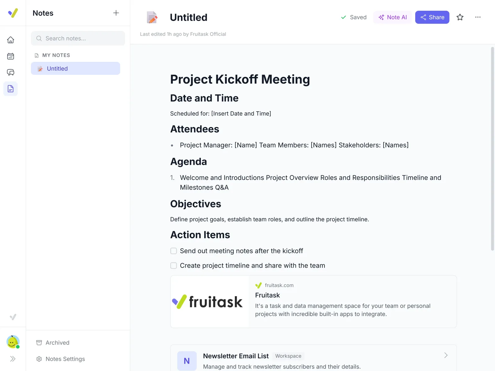 Published docs