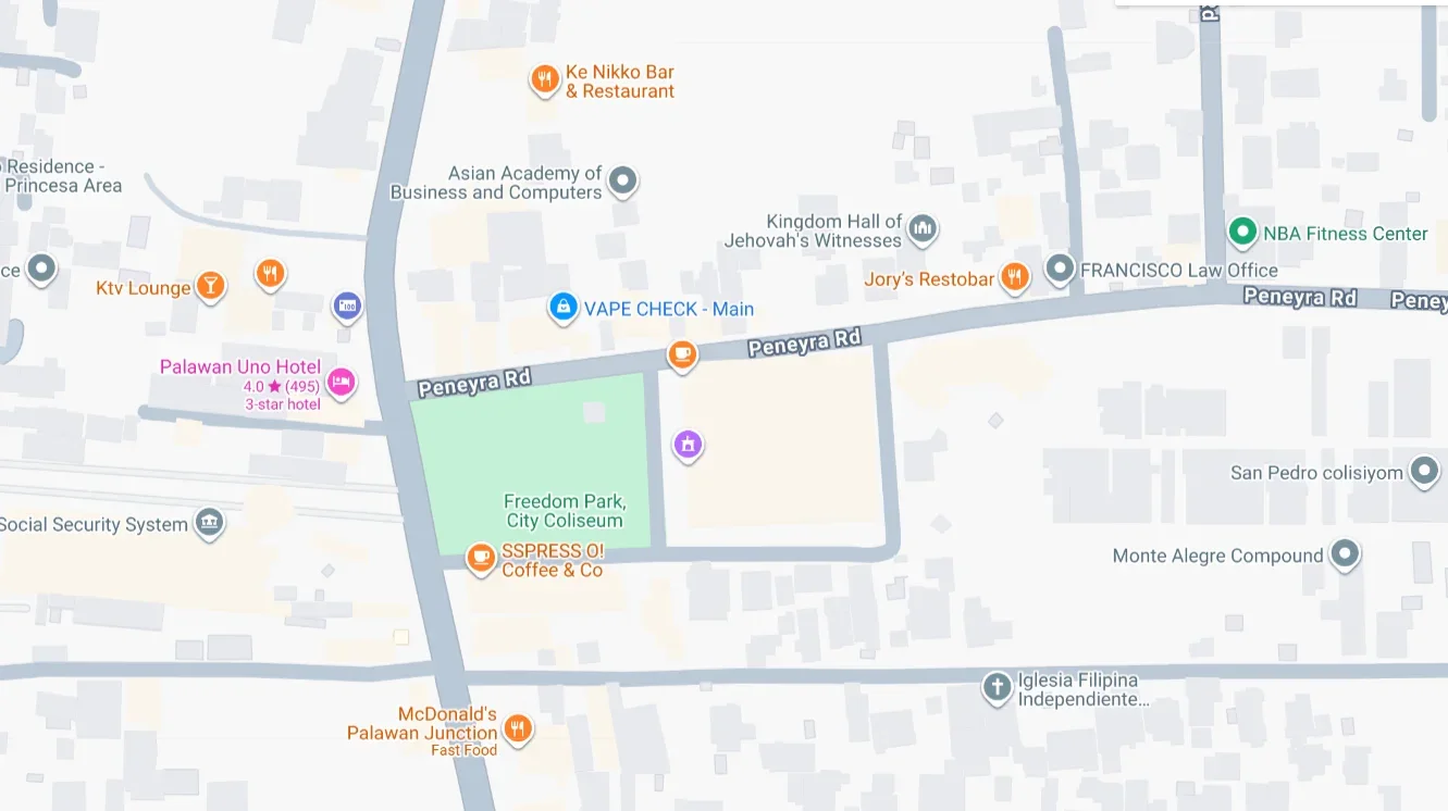 Location map preview