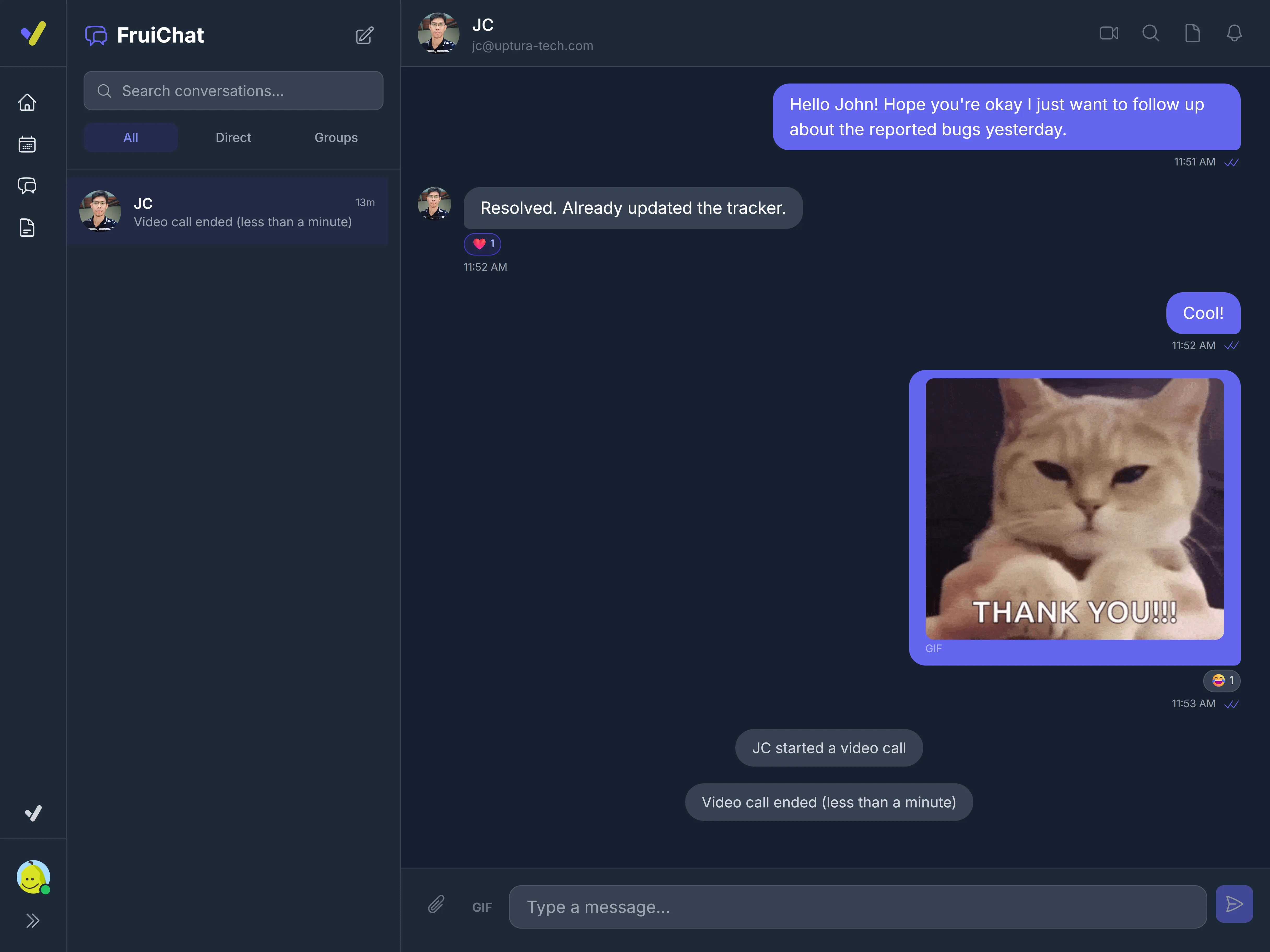 Fruitask Chat