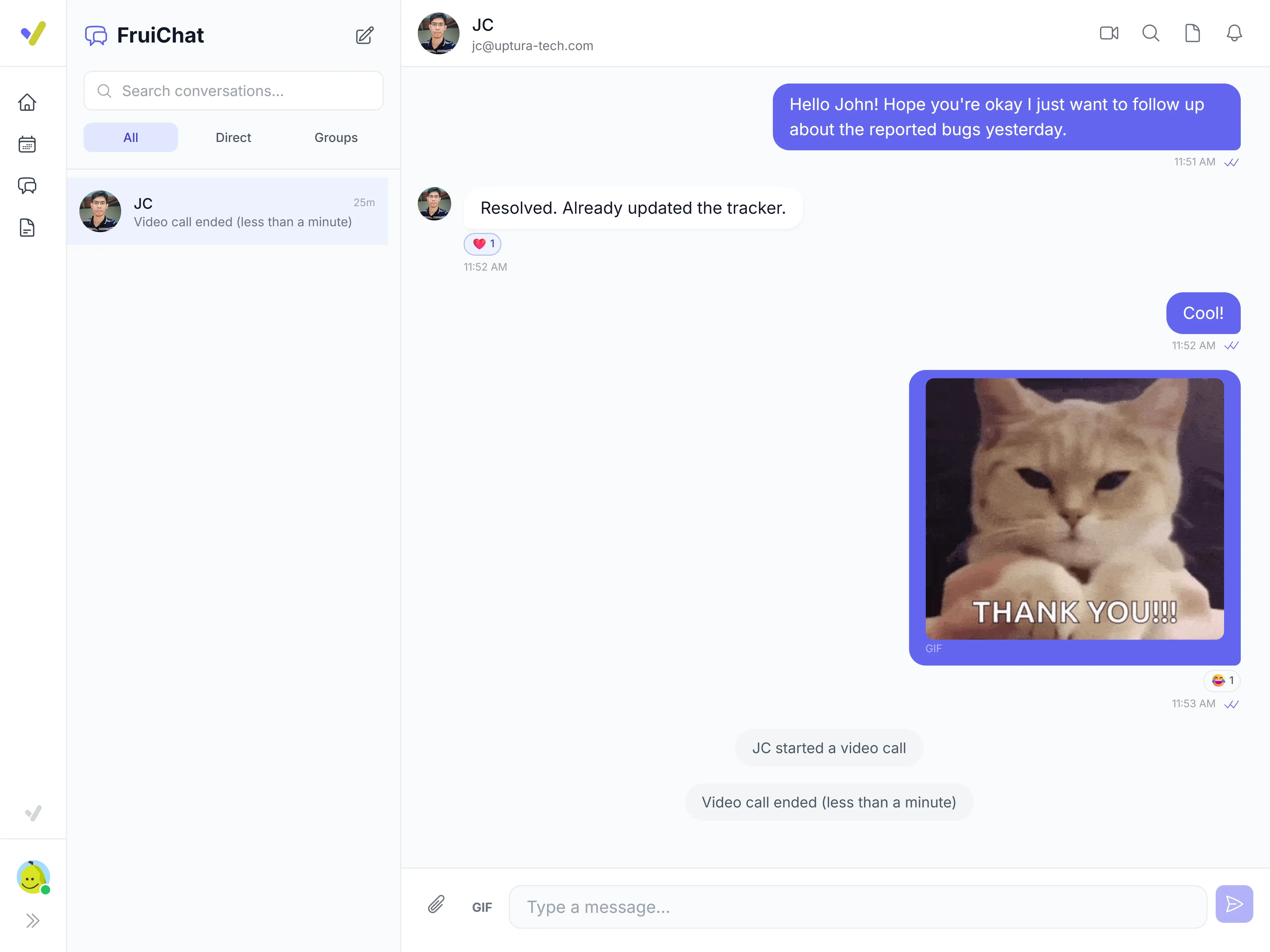 Built-in Chat