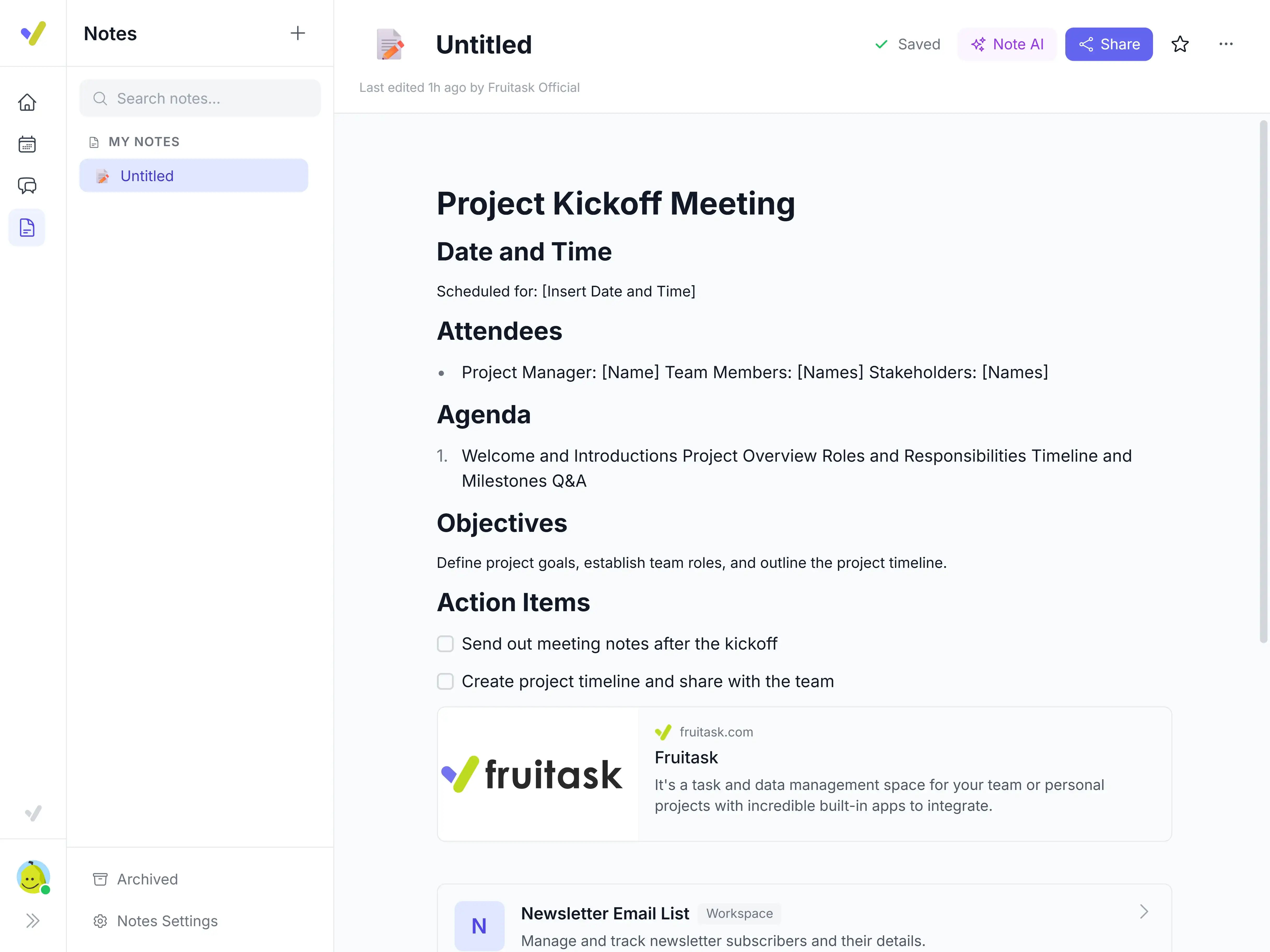 Published docs